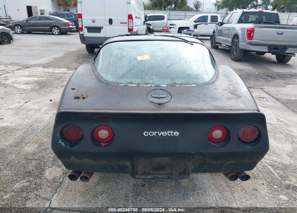 1982 CHEVROLET CORVETTE VIN: 1G1AY8786C5105990