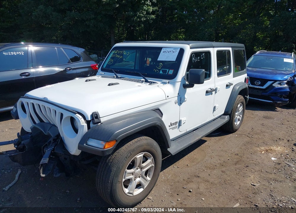 2020 JEEP WRANGLER UNLIMITED SPORT S 4X4 VIN: 1C4HJXDG8LW316862