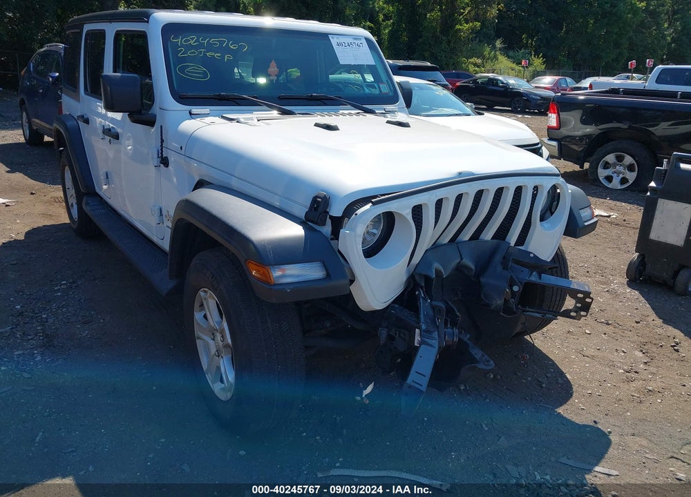 2020 JEEP WRANGLER UNLIMITED SPORT S 4X4 VIN: 1C4HJXDG8LW316862