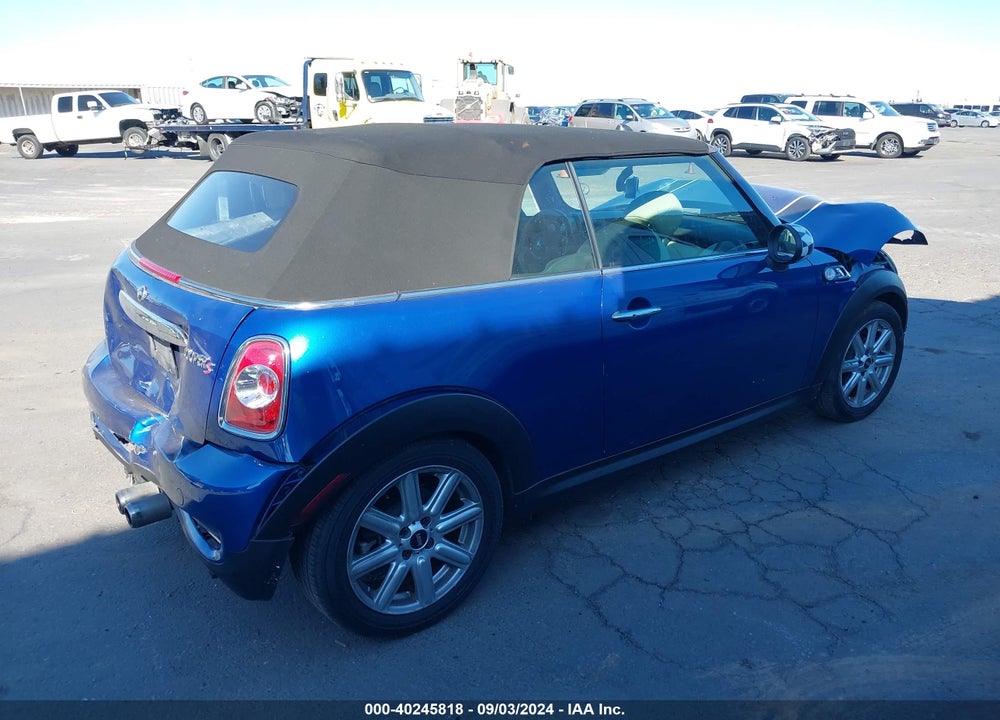 2014 MINI CONVERTIBLE COOPER S VIN: WMWZP3C5XET706519