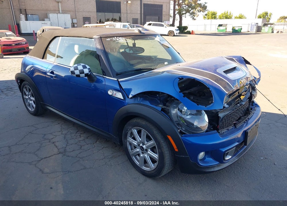 2014 MINI CONVERTIBLE COOPER S VIN: WMWZP3C5XET706519