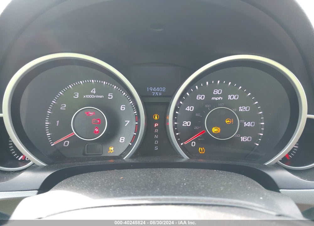 2011 ACURA TL VIN: 19UUA9F50BA002576
