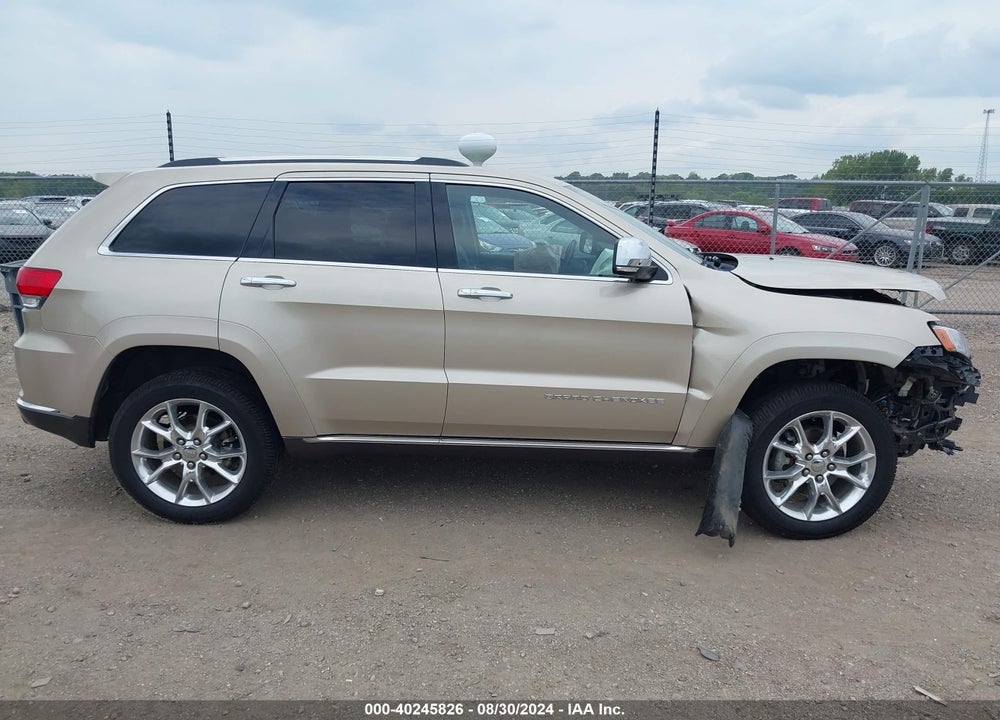 2014 JEEP GRAND CHEROKEE SUMMIT VIN: 1C4RJFJG5EC475796