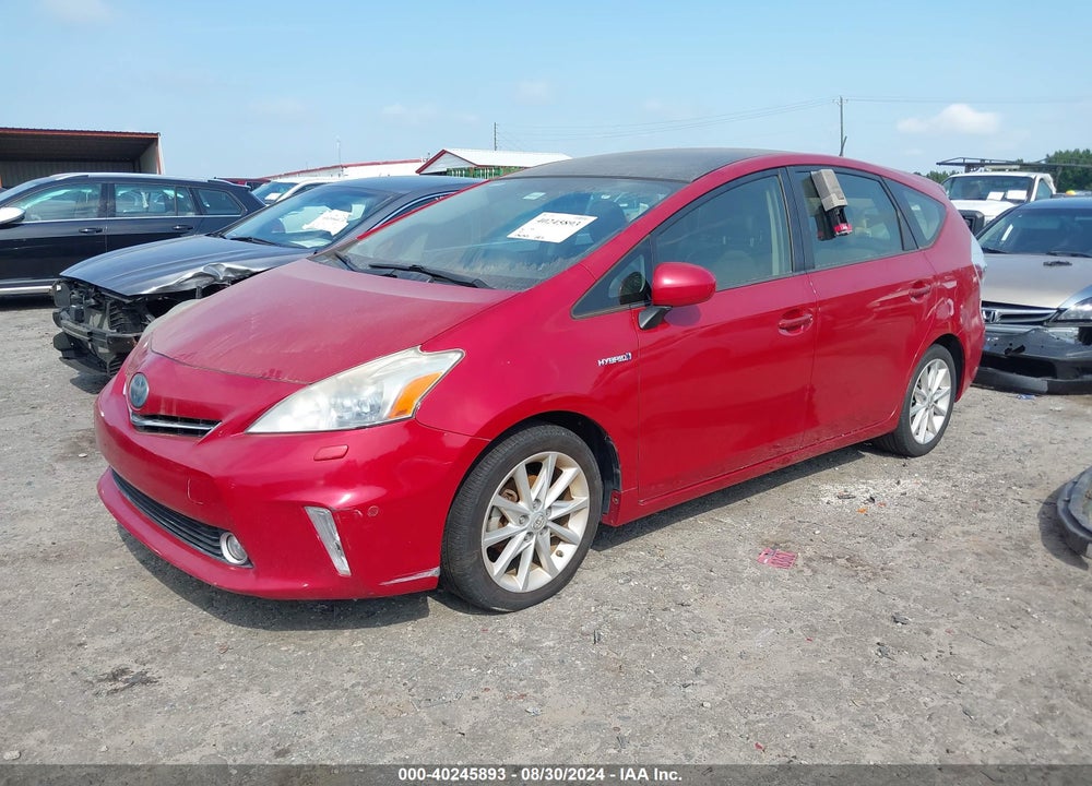 2012 TOYOTA PRIUS V FIVE VIN: JTDZN3EU2C3115742