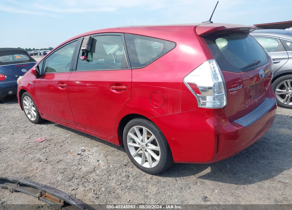 2012 TOYOTA PRIUS V FIVE VIN: JTDZN3EU2C3115742