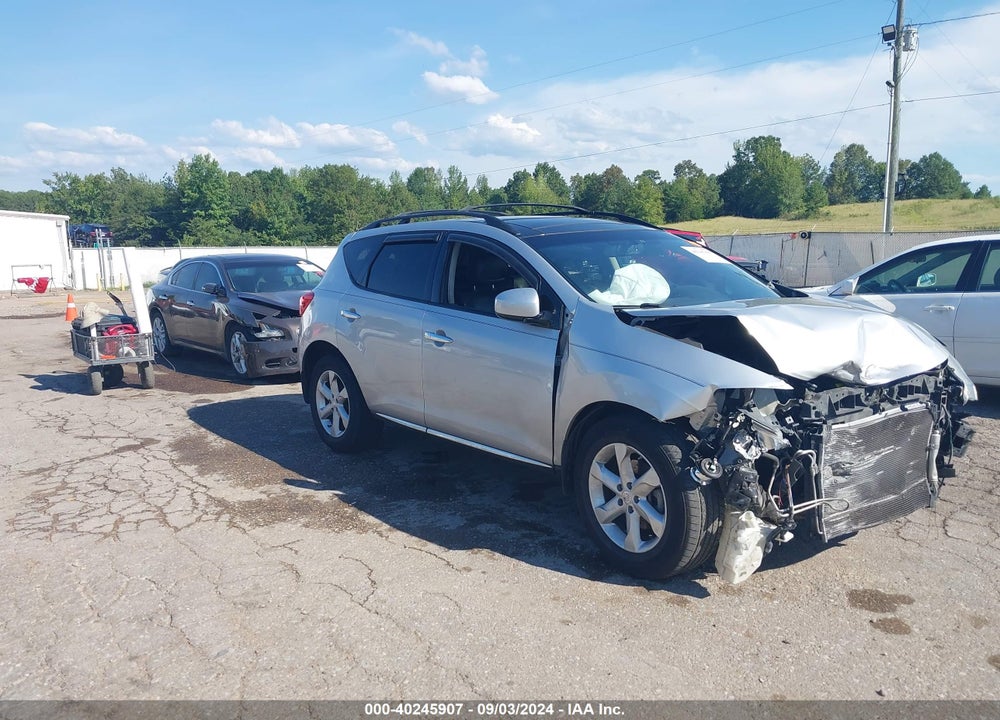 2010 NISSAN MURANO SL VIN: JN8AZ1MU0AW005991