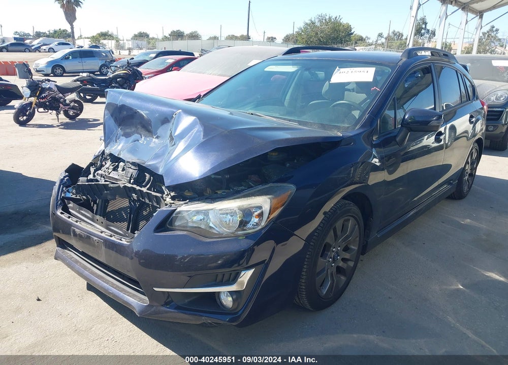 2015 SUBARU IMPREZA 2.0I SPORT PREMIUM VIN: JF1GPAU65FH227523