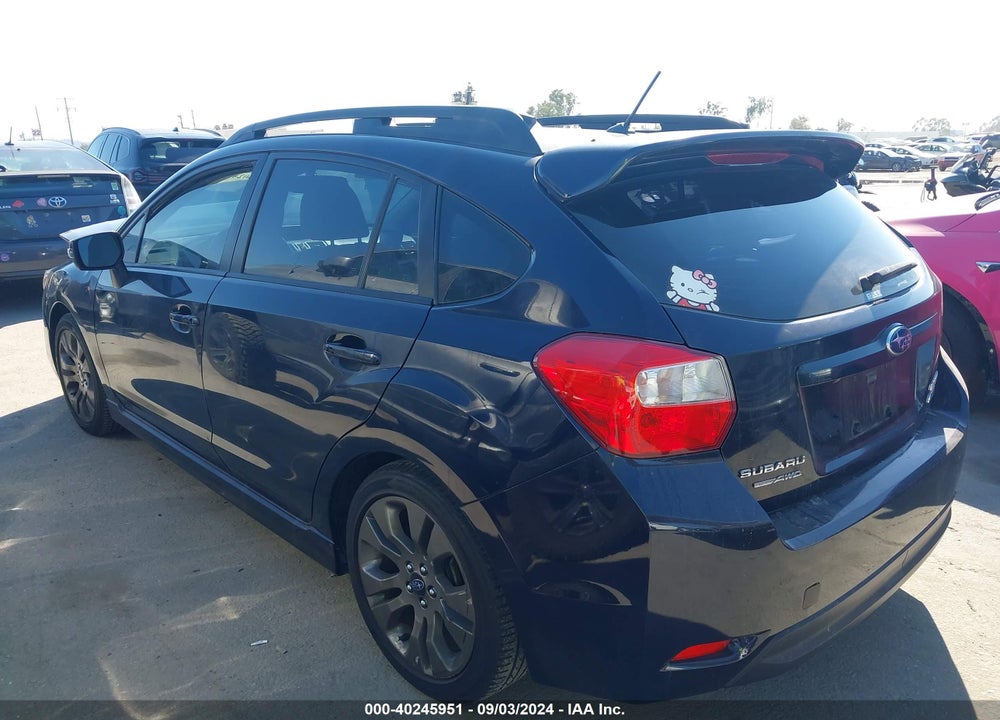 2015 SUBARU IMPREZA 2.0I SPORT PREMIUM VIN: JF1GPAU65FH227523