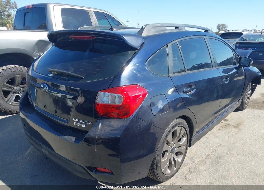 2015 SUBARU IMPREZA 2.0I SPORT PREMIUM VIN: JF1GPAU65FH227523