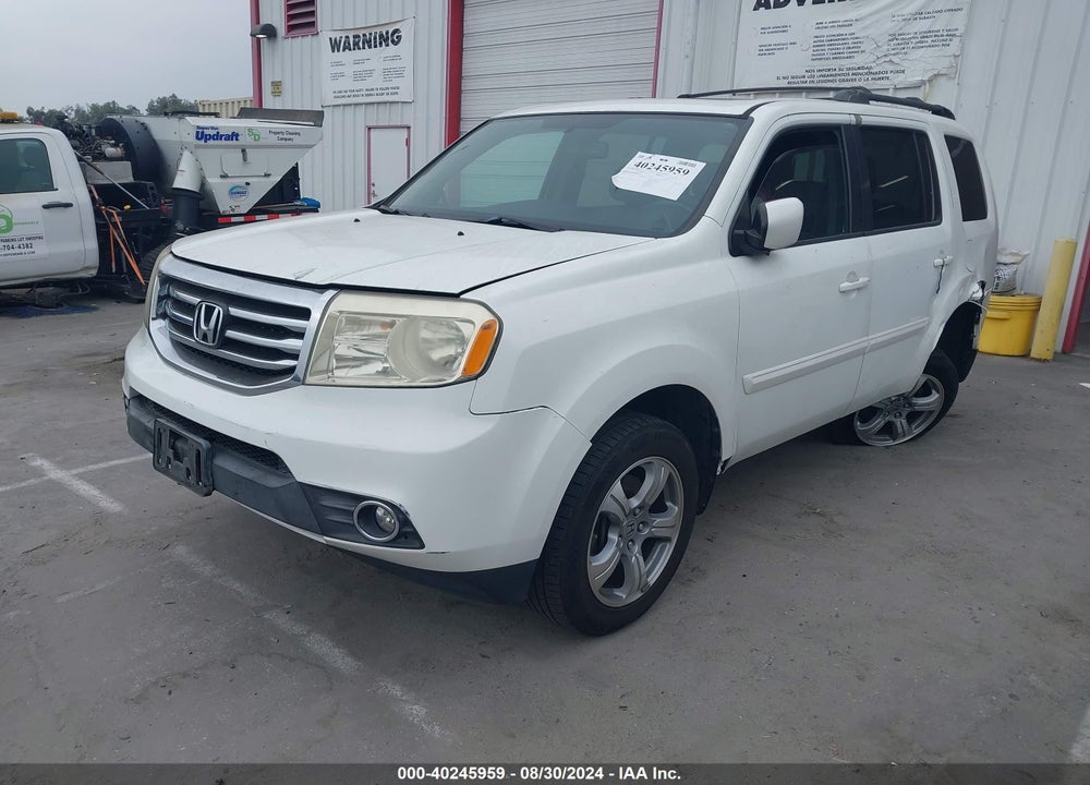 2013 HONDA PILOT EX-L VIN: 5FNYF3H59DB039437