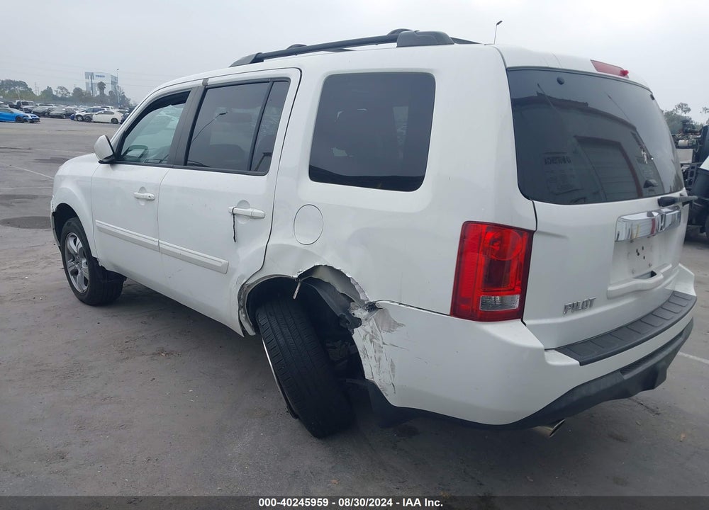 2013 HONDA PILOT EX-L VIN: 5FNYF3H59DB039437