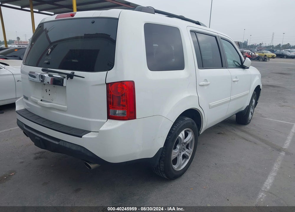2013 HONDA PILOT EX-L VIN: 5FNYF3H59DB039437