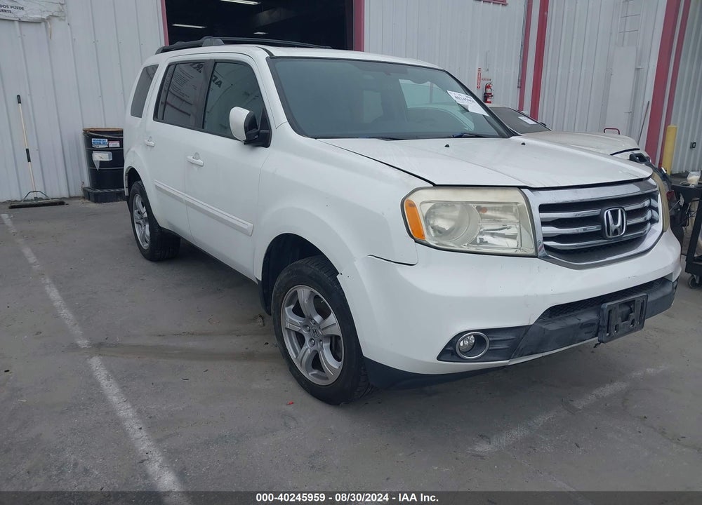 2013 HONDA PILOT EX-L VIN: 5FNYF3H59DB039437