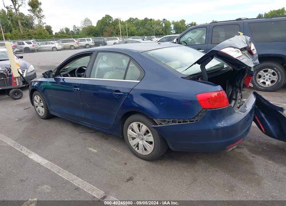 2013 VOLKSWAGEN JETTA 2.5L SE VIN: 3VWDX7AJXDM254344
