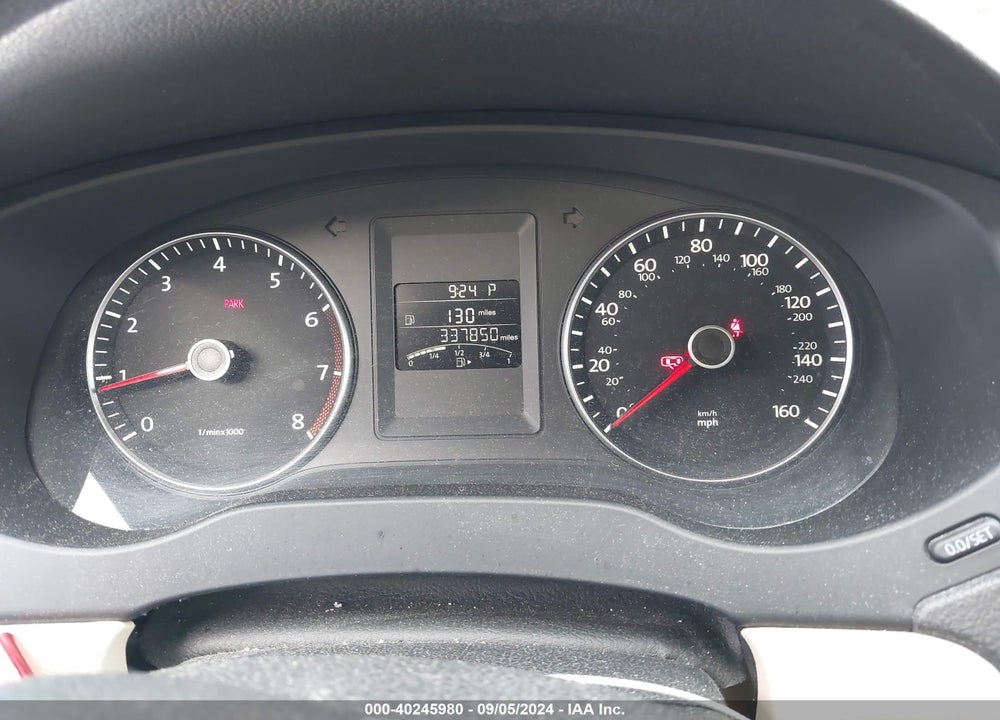 2013 VOLKSWAGEN JETTA 2.5L SE VIN: 3VWDX7AJXDM254344