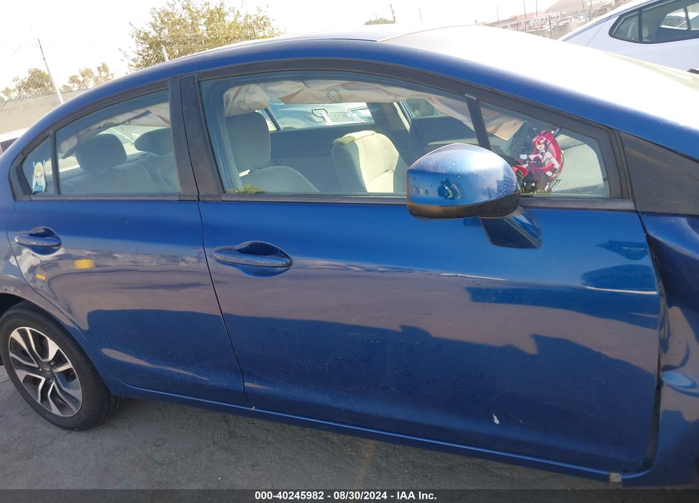 2013 HONDA CIVIC EX VIN: 19XFB2F8XDE273439