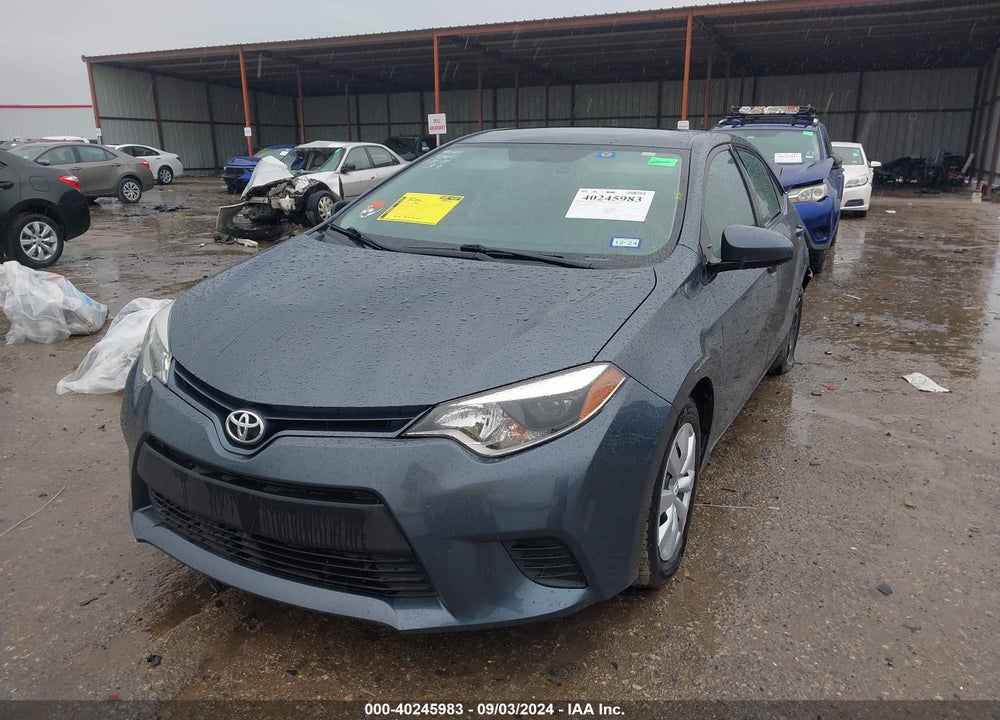 2015 TOYOTA COROLLA LE VIN: 5YFBURHE4FP245903