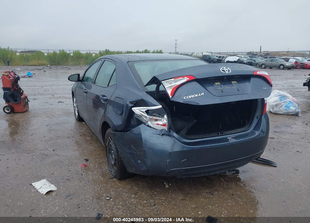 2015 TOYOTA COROLLA LE VIN: 5YFBURHE4FP245903