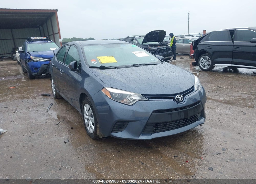 2015 TOYOTA COROLLA LE VIN: 5YFBURHE4FP245903