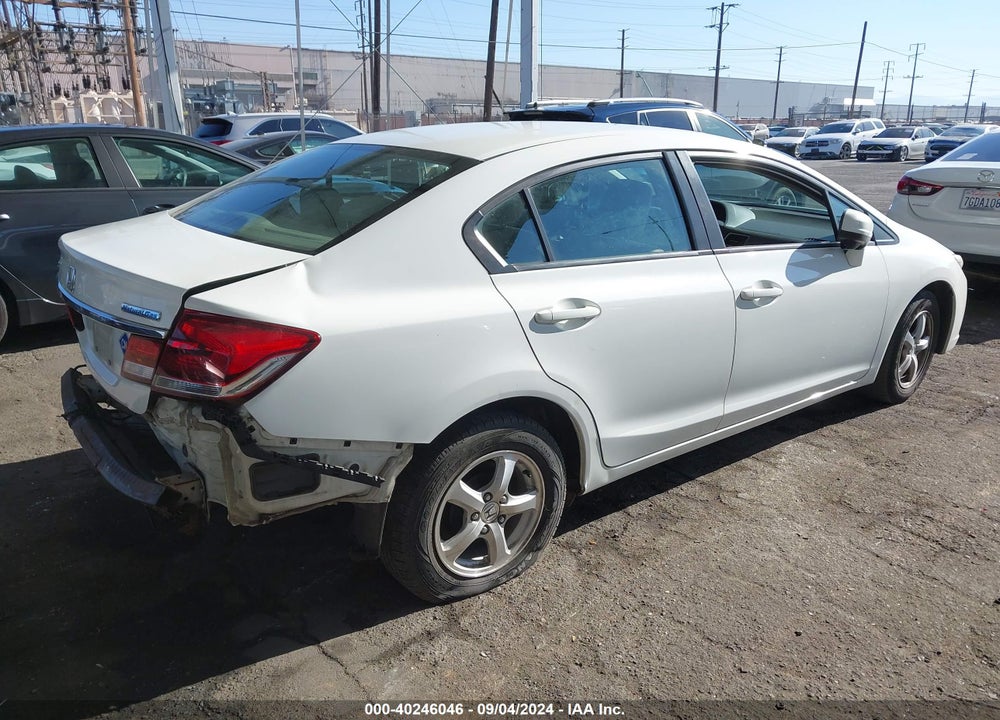 2014 HONDA CIVIC NATURAL GAS VIN: 19XFB5F51EE000575