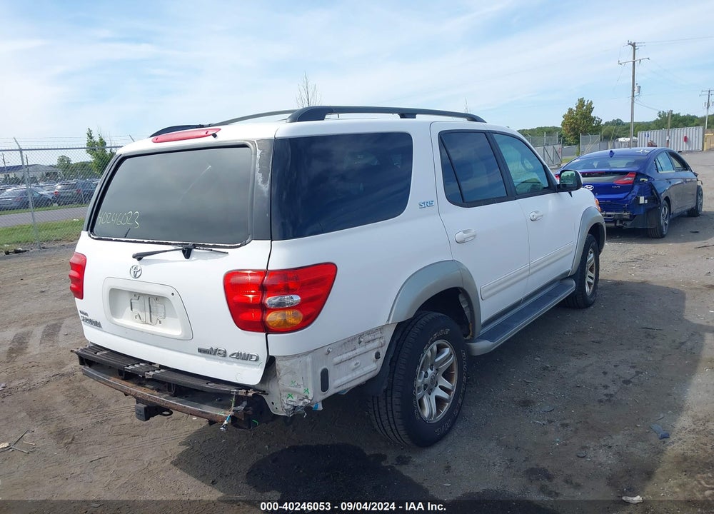 2004 TOYOTA SEQUOIA SR5 V8 VIN: 5TDBT44A34S207687