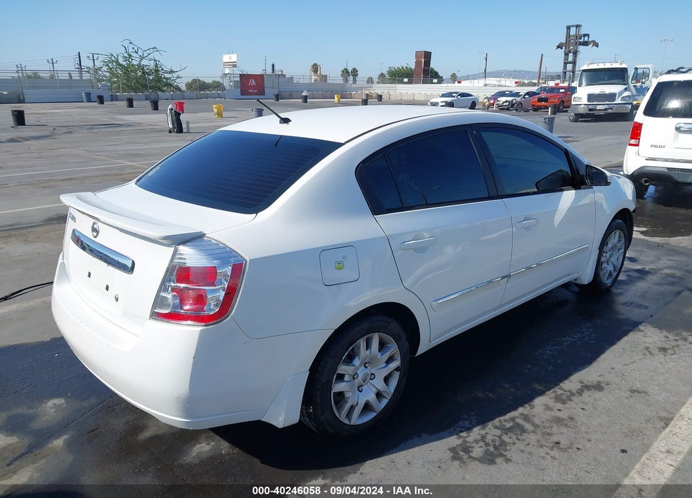 2012 NISSAN SENTRA 2.0 S VIN: 3N1AB6AP2CL780350