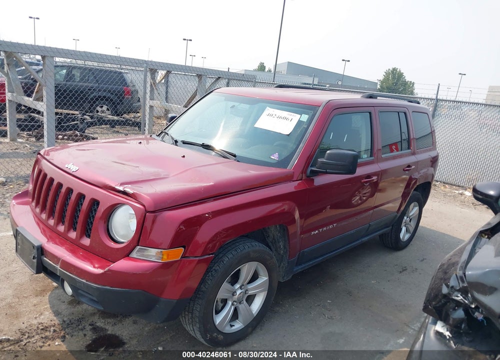 2014 JEEP PATRIOT SPORT VIN: 1C4NJRBB1ED509309