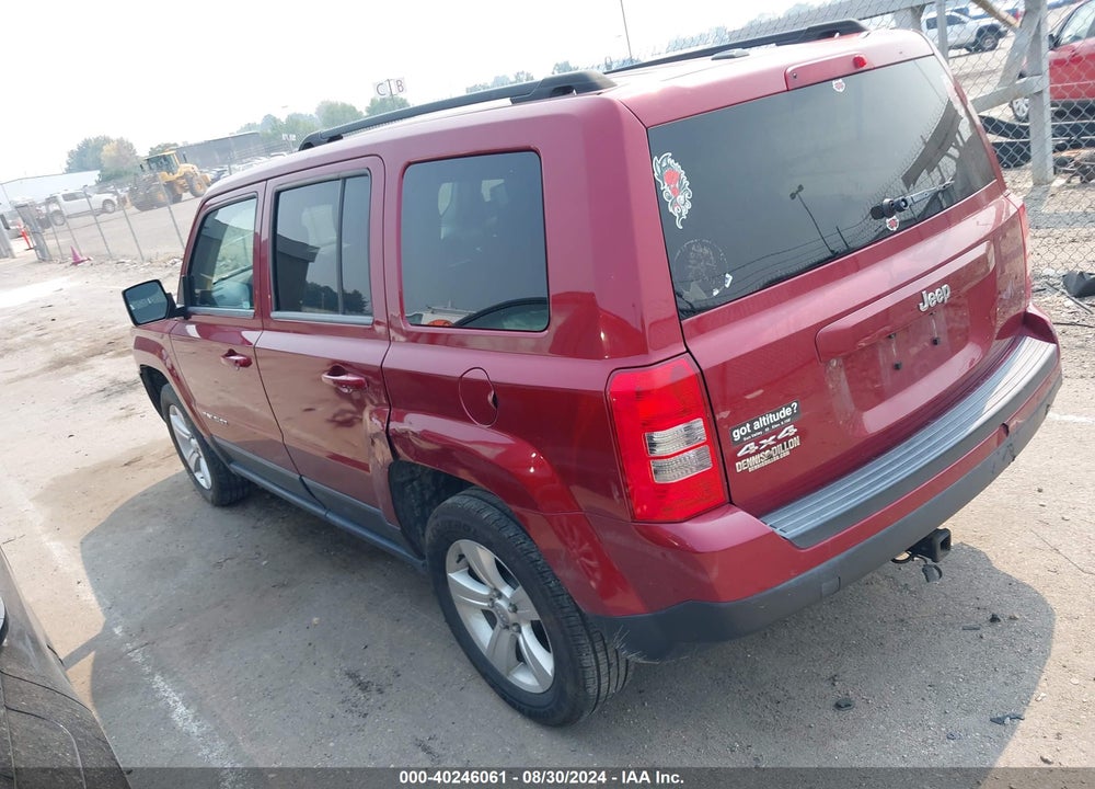 2014 JEEP PATRIOT SPORT VIN: 1C4NJRBB1ED509309