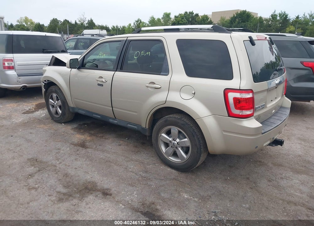 2011 FORD ESCAPE LIMITED VIN: 1FMCU0EG5BKB63737