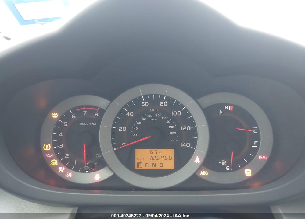 2012 TOYOTA RAV4 VIN: 2T3ZF4DV9CW129213