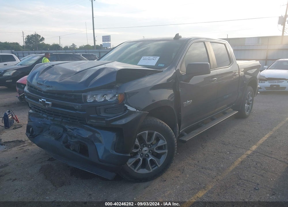 2022 CHEVROLET SILVERADO 1500 LTD 4WD SHORT BED RST VIN: 1GCUYEEDXNZ209610