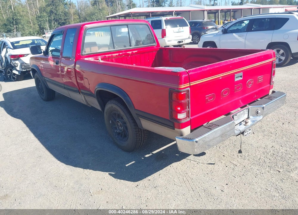 1993 DODGE DAKOTA VIN: 1B7FL23X9PS260837