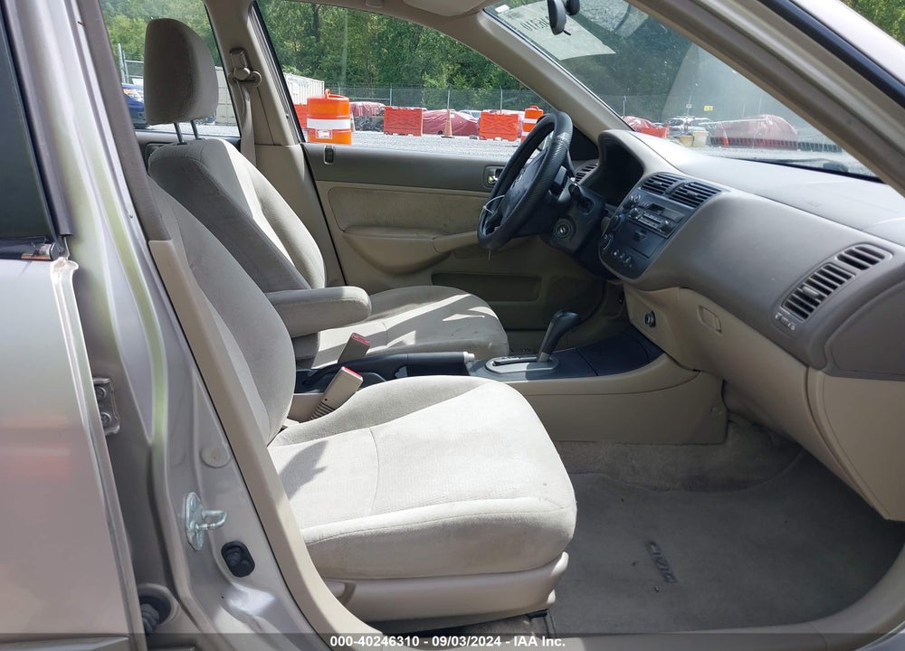2002 HONDA CIVIC LX VIN: 1HGES16572L066380