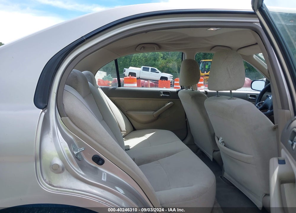 2002 HONDA CIVIC LX VIN: 1HGES16572L066380