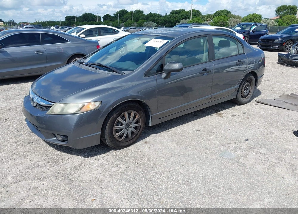 2010 HONDA CIVIC VP VIN: 19XFA1F34AE051654