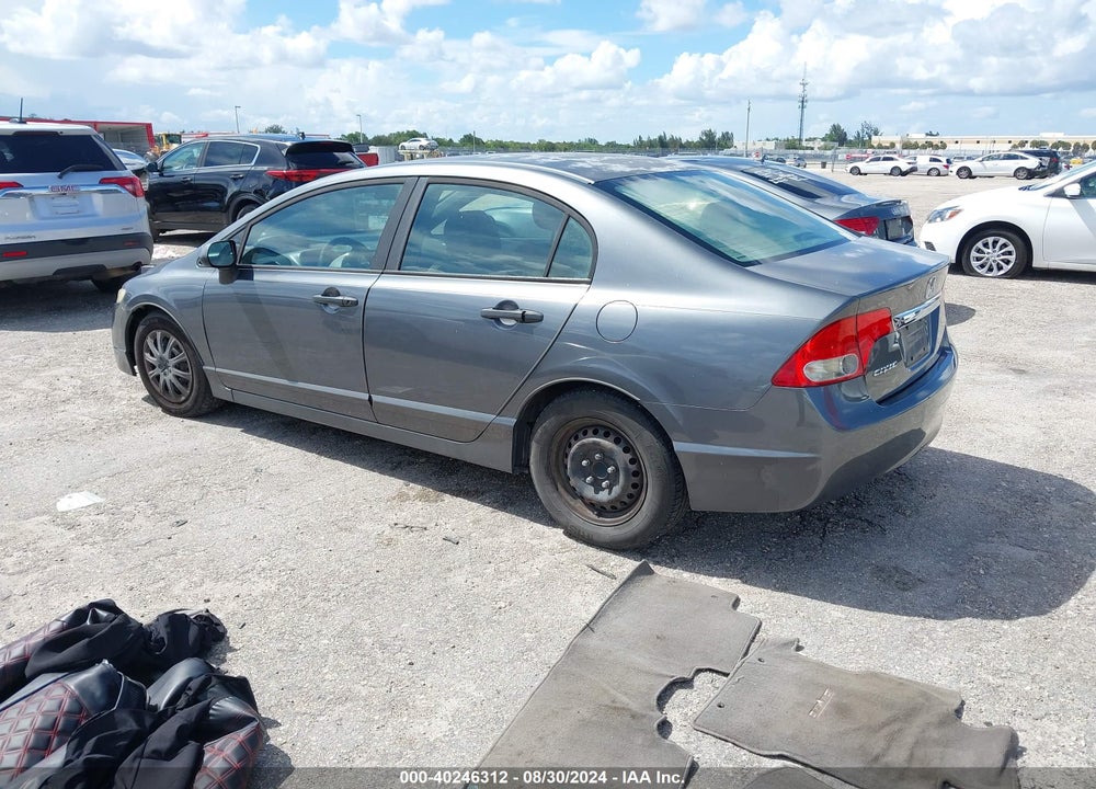 2010 HONDA CIVIC VP VIN: 19XFA1F34AE051654