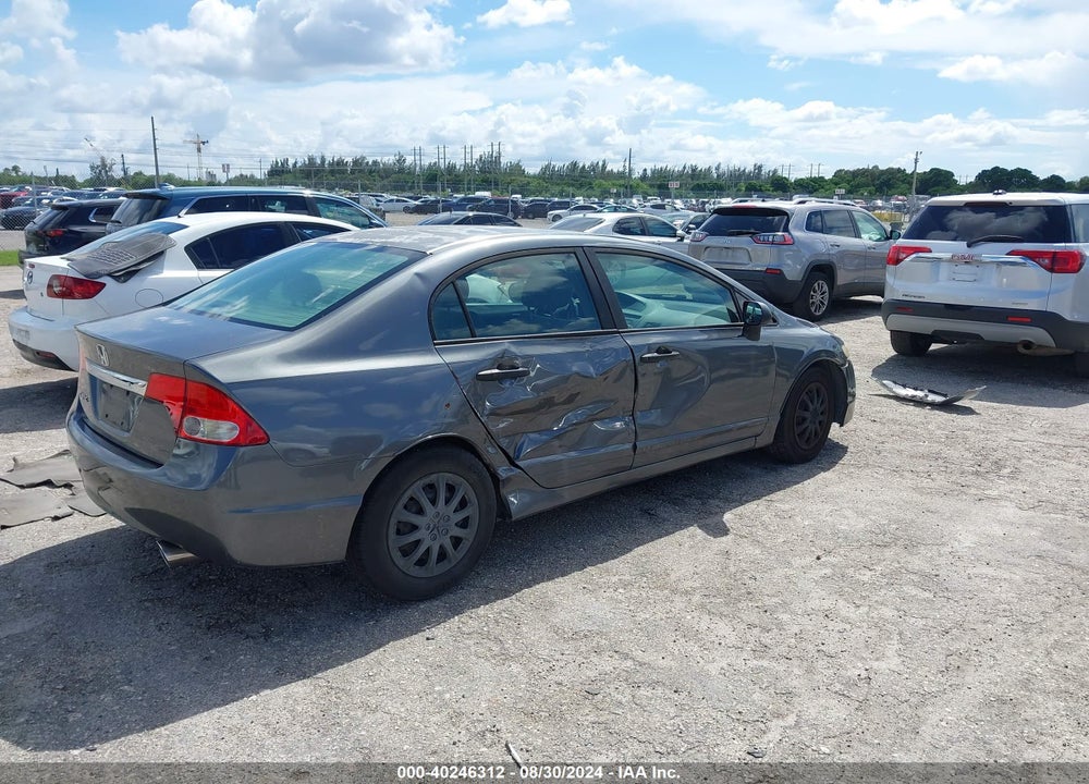 2010 HONDA CIVIC VP VIN: 19XFA1F34AE051654