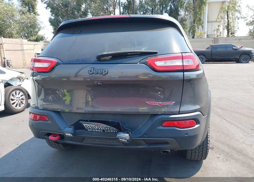2018 JEEP CHEROKEE TRAILHAWK 4X4 VIN: 1C4PJMBX5JD512506