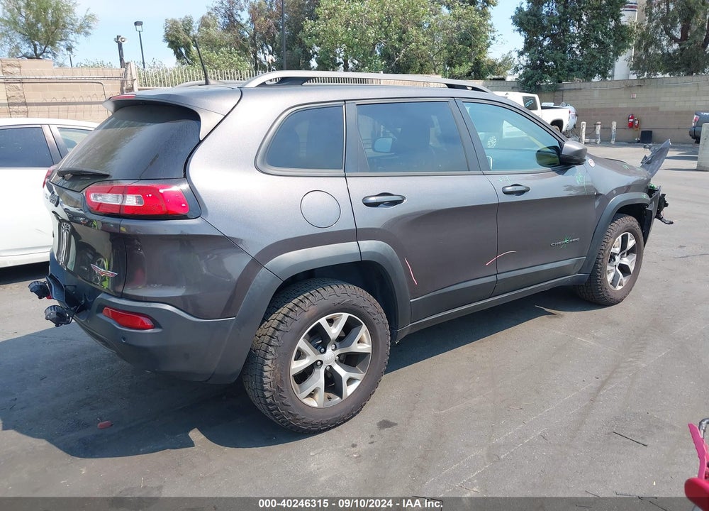 2018 JEEP CHEROKEE TRAILHAWK 4X4 VIN: 1C4PJMBX5JD512506
