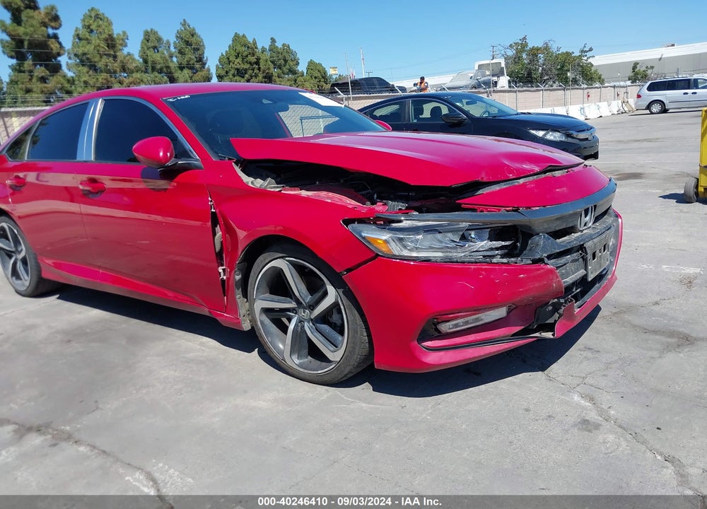 2019 HONDA ACCORD SPORT VIN: 1HGCV1F3XKA063157