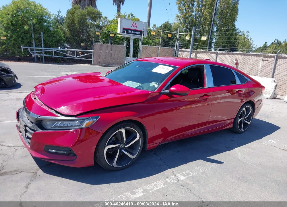 2019 HONDA ACCORD SPORT VIN: 1HGCV1F3XKA063157