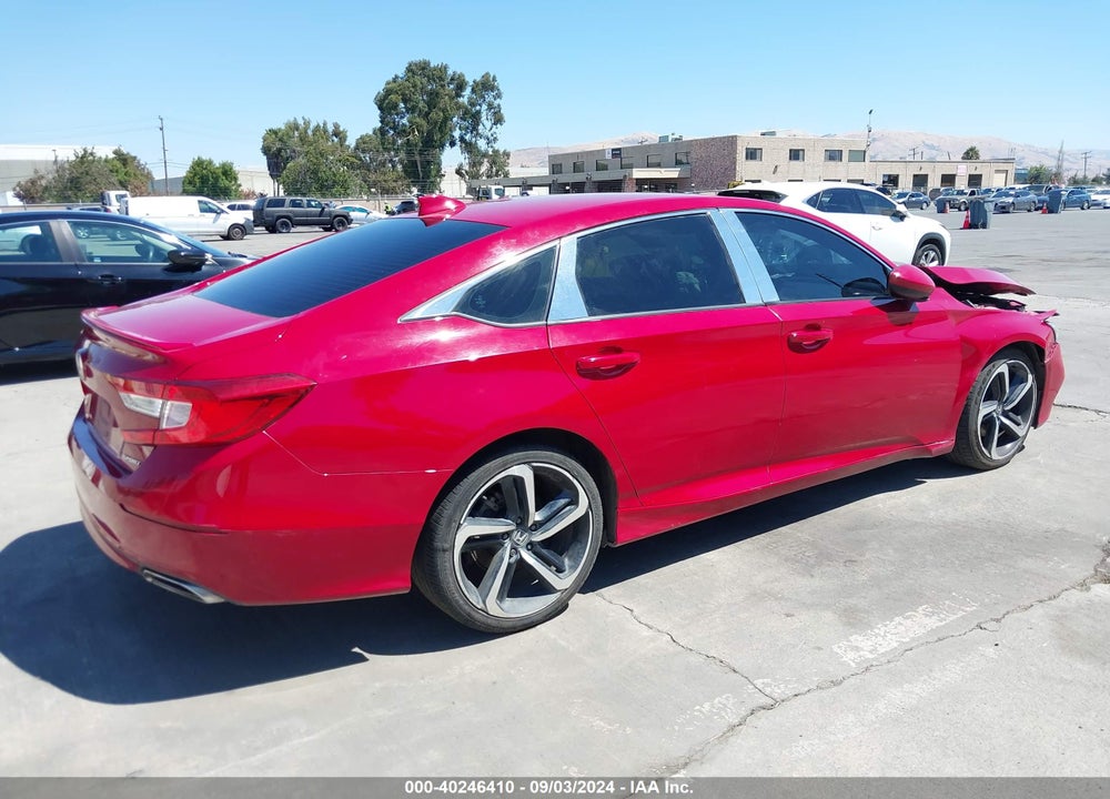 2019 HONDA ACCORD SPORT VIN: 1HGCV1F3XKA063157