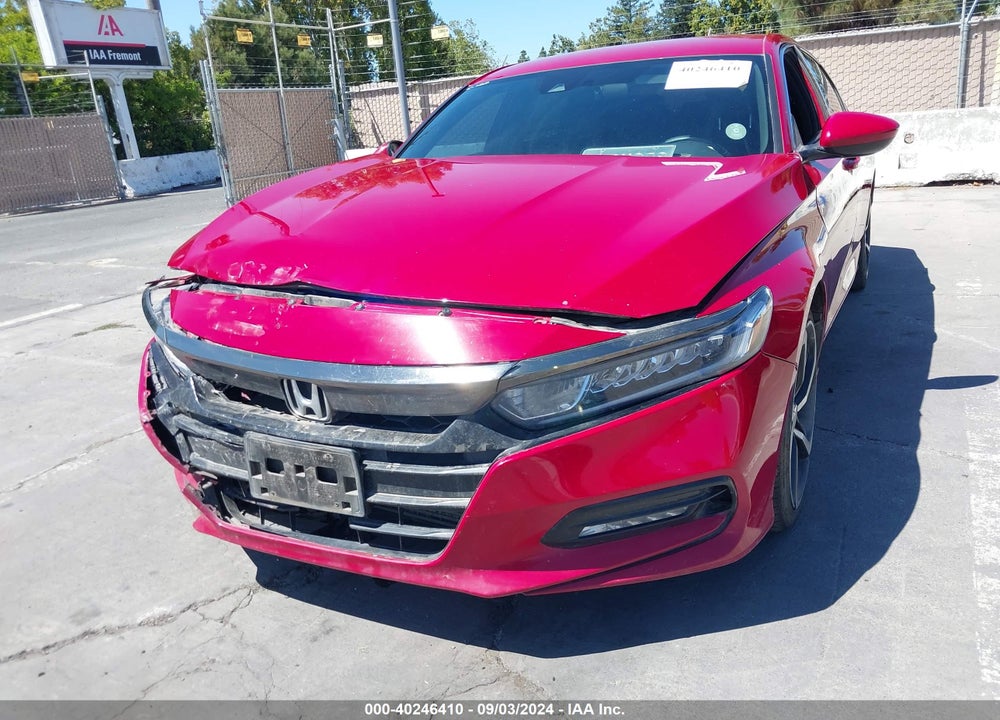 2019 HONDA ACCORD SPORT VIN: 1HGCV1F3XKA063157