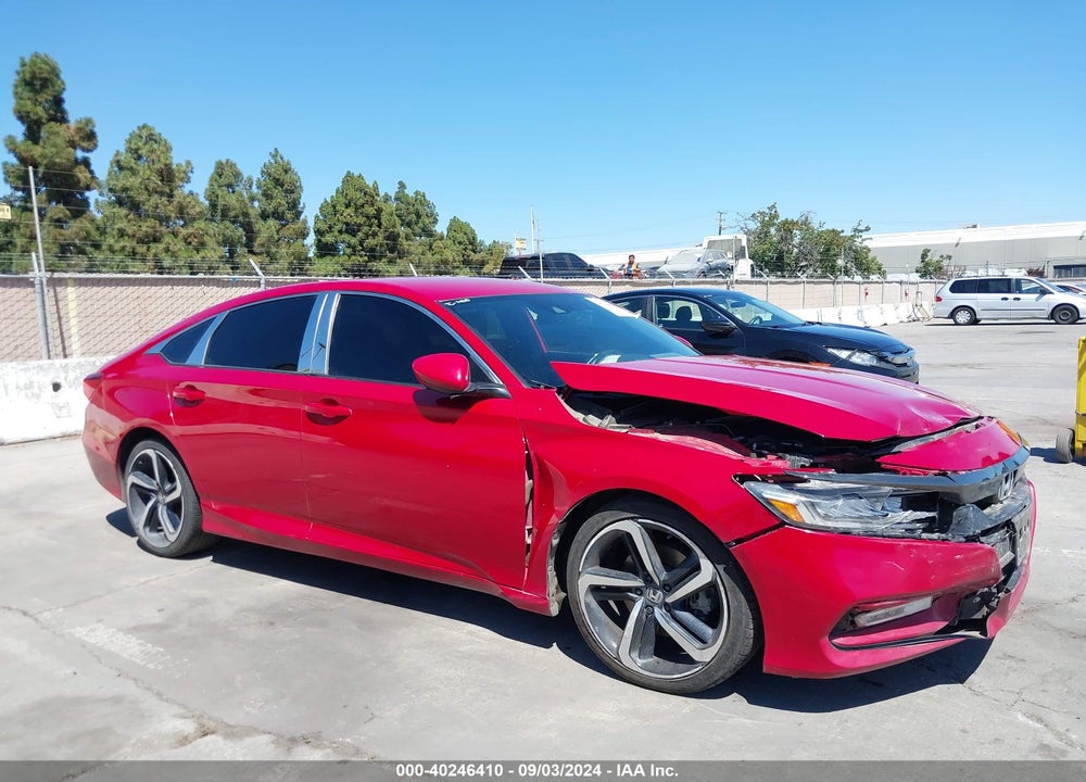 2019 HONDA ACCORD SPORT VIN: 1HGCV1F3XKA063157