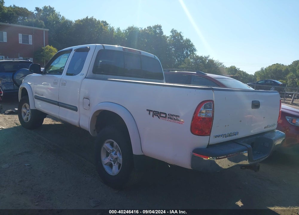 2005 TOYOTA TUNDRA SR5 V8 VIN: 5TBBT44175S465298
