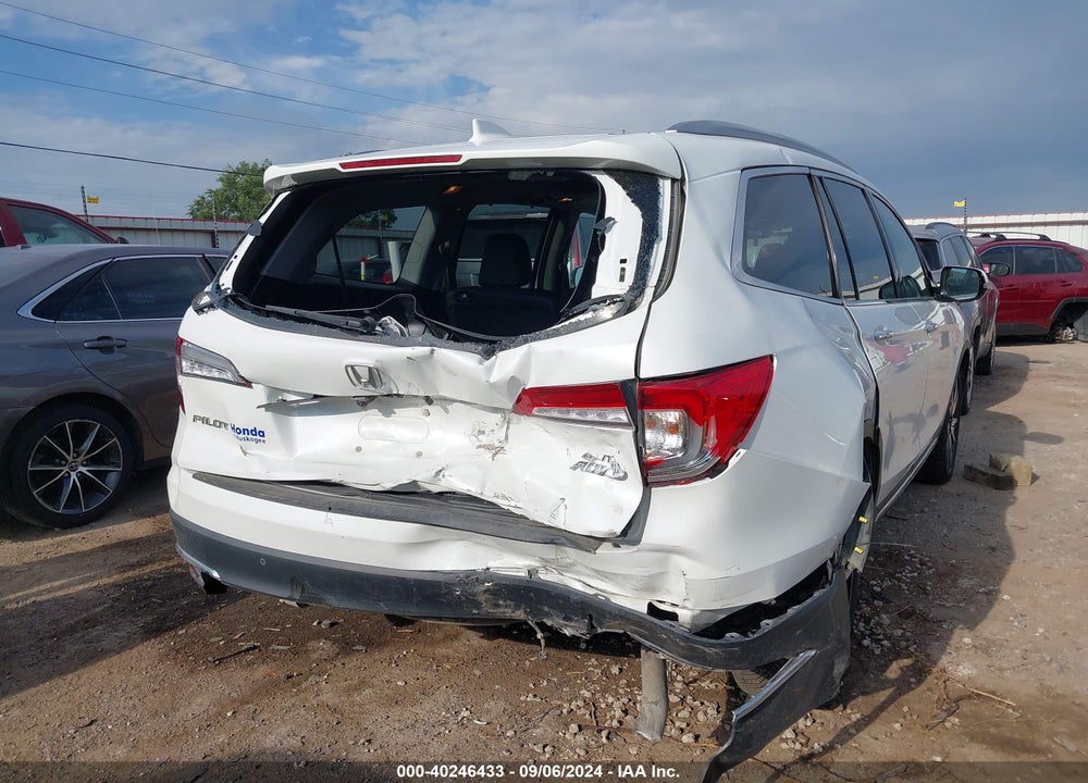 2022 HONDA PILOT AWD ELITE VIN: 5FNYF6H08NB025875