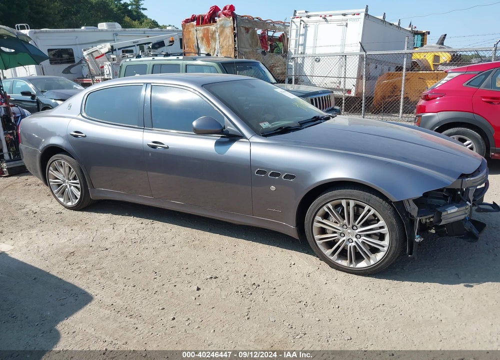 2012 MASERATI QUATTROPORTE S VIN: ZAM39JKA0C0063856