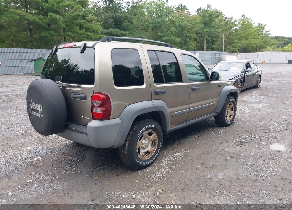 2005 JEEP LIBERTY SPORT VIN: 1J4GL48K25W607292