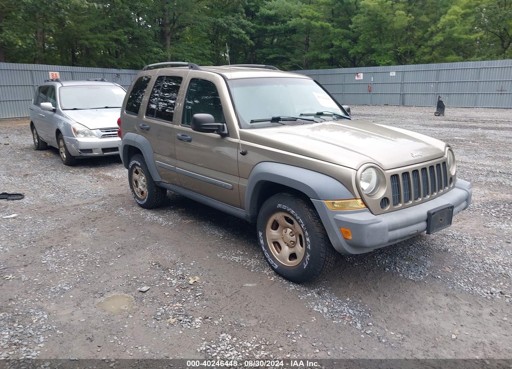 2005 JEEP LIBERTY SPORT VIN: 1J4GL48K25W607292
