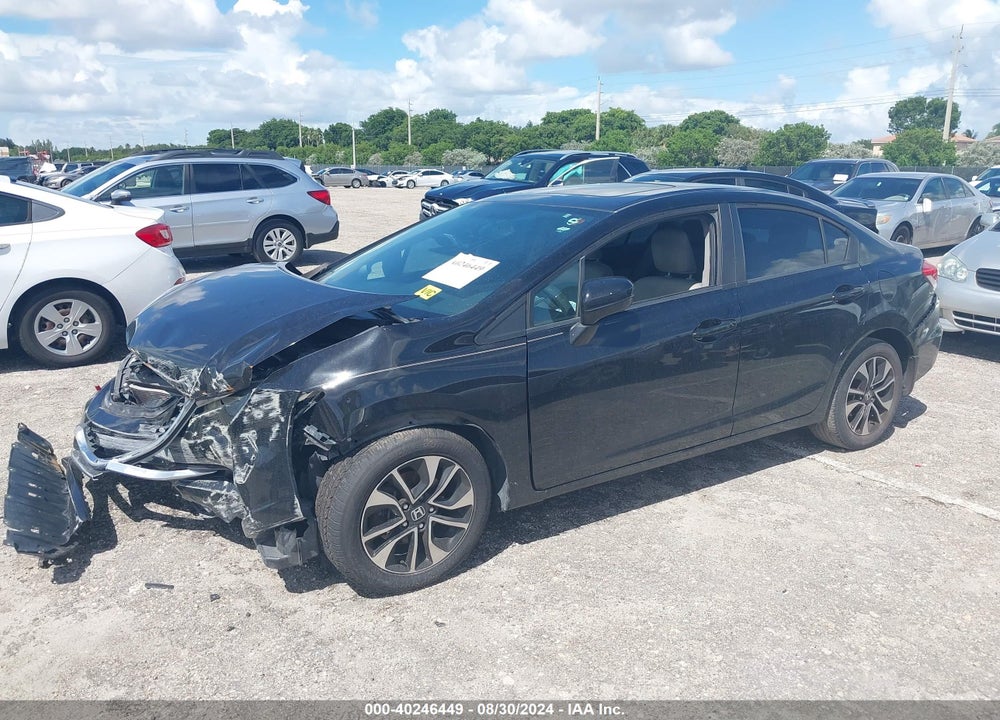 2014 HONDA CIVIC EX VIN: 19XFB2F86EE076379